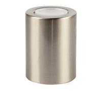Happy Homewares Cylindrical Nickel Led Uplighter With Minimalist Architectural Design