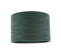 Happy Homewares Designer Bobbled and Textured Linen Lamp Shade in Dark Emerald Green