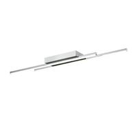 Happy Homewares Modern LED Strip Ceiling Light Fitting in Polished Chrome Perfect for Kitchens
