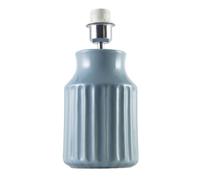 Happy Homewares Elegant Ceramic Table Lamp Base with Soft Duck Egg Blue Glazed Finish