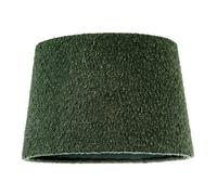 Happy Homewares Elegant Rich Forest Green Tapered Lampshade In Boucle Lamb Wool Fabric