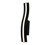 Happy Homewares LED Stick Style Modern Feature Wall Light Fitting in Matte Sand Black