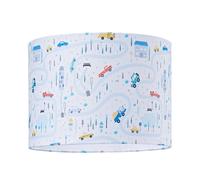 Happy Homewares Little Ones Play Village Lamp Shade - Town City Car Roads Map with Cars & Trucks | Size: 10 inches Happy Homewares Multicolor 10 inches
