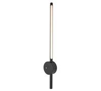 Happy Homewares Long Stick Style Black Wireless Rechargeable Touch Dimmable Wall Light