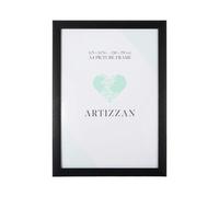 Happy Homewares Modern and Chic Black Veneer Wood Effect A4 Certificate Frame for Wall Hanging or Free Standing Table | 21cm x 30cm