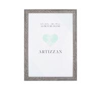 Happy Homewares Modern and Chic Grey Veneer Wood Effect A4 Certificate Frame for Wall Hanging or Free Standing Table | 21cm x 30cm