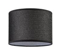 Happy Homewares Modern And Designer Mini Diamond Black Glitter Fabric Lamp Shade