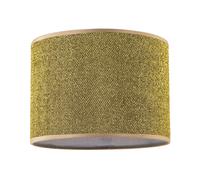 Happy Homewares Modern and Designer Mini Diamond Gold Glitter Lamp Shade 25cm Wide