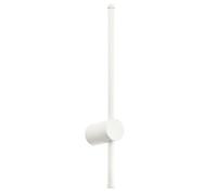 Happy Homewares Modern and Sleek Stick Style Ambient LED Wall Light Fitting in Matt White Sand
