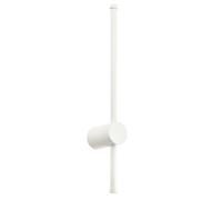 Happy Homewares Modern and Sleek Stick Style Ambient LED Wall Light Fitting in Matt White Sand | 13w = 60w | 3000k Warm White | 720 Lumens | 50cm x 6cm x 10cm