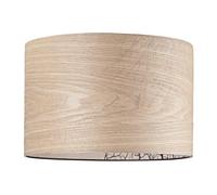 Happy Homewares Modern Designer Eco Friendly Bamboo Wood Effect Lampshade with Black Woodland Trees Inner Lining | Vivid and Eye-Catching Effect | 30cm x 20cm