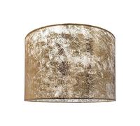 Happy Homewares Modern Designer Gold Foil Effect 10" Lamp Shade for Table or Ceiling Use | 60w Maximum