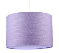 Happy Homewares Modern Lavender Rose Textured Linen Pendant Light Shade With Diffuser