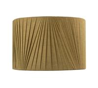 Happy Homewares Modern Olive Green Faux Silk Fabric Organza Tapered Drum Lamp Shade | Size: 12 inches Happy Homewares Olive 12 inches