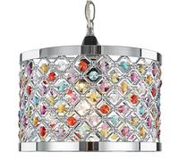 Happy Homewares Modern Sparkly Ceiling Pendant Light Shade with Beads Happy Homewares Multicolor