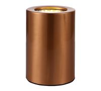 Happy Homewares Small and Contemporary Brushed Copper LED Table/Floor Lamp Uplighter