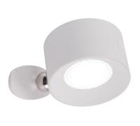Happy Homewares Small White LED Colour Changing Rechargeable Remote Control Wall Light