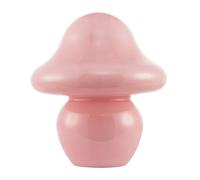 Happy Homewares Soft Blush Pink Mushroom Table Lamp with Curvy Head & Round Base Happy Homewares Pink