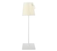 Happy Homewares Tall Modern White LED Colour Changing Rechargeable Touch Table Lamp Happy Homewares White