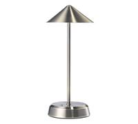 Happy Homewares Tall Sl ntique Rechargeable Touch Dimmable Table Lamp With Metal Shade