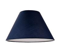 Happy Homewares Traditional Cotton Coolie Lampshade Suitable for Table Lamp or Pendant in Midnight | Size: 10 inches Happy Homewares Midnight 10 inches