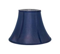 Happy Homewares Traditionally Designed Empire Shaped 12 Inch Lamp Shade in Rich Silky Navy Midnight Blue Cotton Fabric | 60w Max