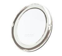 Traditional Oval Silver Plated 5 x 7 Single Picture Frame Lacquer Coated Happy Homewares Silver One Size