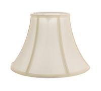 Happy Homewares Traditionally Designed Empire Shaped 12 Inch Lamp Shade in Rich Silky Cream Cotton Fabric | 60w Max