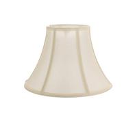 Happy Homewares Traditionally Designed Empire Shaped Small 8" Lamp Shade in Silky Cream Cotton Fabric | 40w Max | 20cm Bottom Diameter