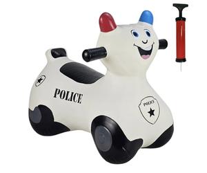 Happy Hopperz Police Bike (White)