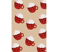 Happy Hot Chocolate Journal Diary | Cute & Kawaii Aesthetic | Narrow Ruled Lined Notebook | A5 6x9” | 120 pages: Personalised Gift Idea for Friends and Family