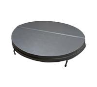 Happy Hot Tubs Replacement Hot Tub Cover (1830mm Diameter Round Grey)