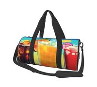 Happy Hour Duffel Bags for Women Men, Foldable Travel Totes Bag for Airplane Essentials, Weekender Overnight Bags Large Sport Gym Bag Carry On Luggage Bag with Strap