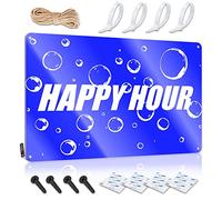 Happy Hour Fish Royal Metal Sign, For Room Rules Decor Bathroom