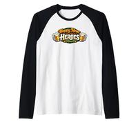 Happy Hour Heroes - Funny Drinking Squad Team Raglan Baseball Tee