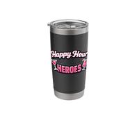 Happy Hour Heroes - Funny Drinking Squad Team Stainless Steel Insulated Tumbler