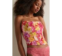 Happy Hour Printed Tube Top by Intimately at Free People in Pink Combo, Size: Medium - female
