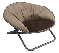 Happy-House Dog Chair, Beige/Dark Brown