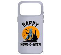 Happy Howl-O-Ween Funny Halloween Full Moon Wild Apparel Case for iPhone 17 Pro Max