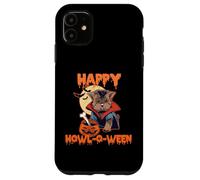 HAPPY HOWL-O-WEEN Morkie Vampire Halloween Dog Meme Case for iPhone 11