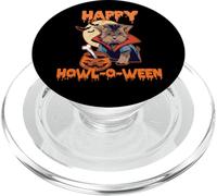 HAPPY HOWL-O-WEEN Morkie Vampire Halloween Dog Meme PopSockets PopGrip for MagSafe