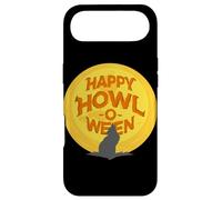 Happy Howl-O-Ween Wolf Howling Under A Full Moon October 31 Case for iPhone Air
