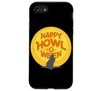 Happy Howl-O-Ween Wolf Howling Under A Full Moon October 31 Case for iPhone SE (2020) / 7/8