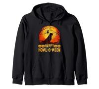 Happy Howl-o-ween Zip Hoodie