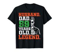 Happy Husband Dad 59 Years Old Legend 59th Birthday Father T-Shirt