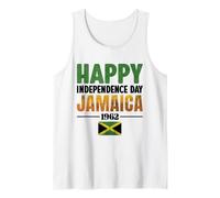 Happy Independence Day Jamaica 1962 Proud Jamaican Tank Top