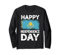 Happy Independence Day Kazakhstan Kazakh Statehood Long Sleeve T-Shirt