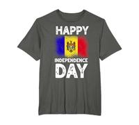 Happy Independence Day Moldova Wear Moldovan Flag T-Shirt