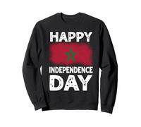 Happy Independence Day Morocco Pride Moroccan Flag Sweatshirt