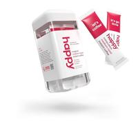 Happy Instant Coffee, Medium Roast with Notes of Caramel and Joy, 8 Packets, Single Portion, Use for Hot or Iced Coffee, Sustainably Sourced